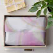 Eleganter Rosa-Glitzer-Marmor-Wirbel Seidenpapier (Geschenk)