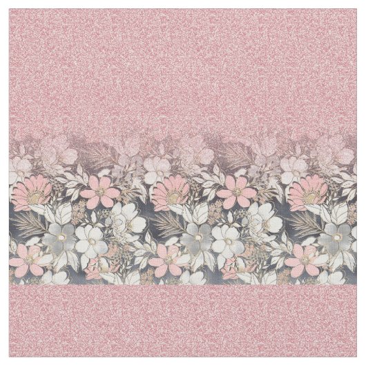 Eleganter Rosa Glitzer Stoff (Nahaufnahme)