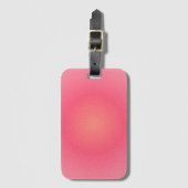 Eleganter rosa Gradient-Gepäckträger Gepäckanhänger (Vorderseite Vertikal)