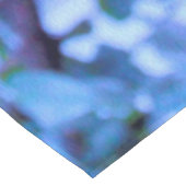 Eleganter Rosa Hibiskus Blume mit Aqua Foliage Tischdecke (Schrägansicht)