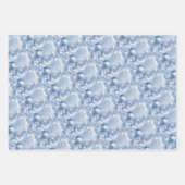 Eleganter Rosa Ice Blue und Violet Weihnachtsball Geschenkpapier Set (Vorderseite 2)