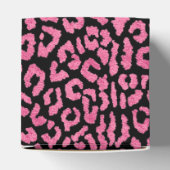 Eleganter rosa Leopard Spot Geschenkschachtel (Oben)
