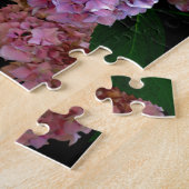 Eleganter, rosa, lila blauer Hydrangea-Garten Puzzle (Seite)