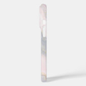 Eleganter, rosa Lila Pastellmarmor individuell anp Case-Mate iPhone Hülle (Rückseite / Links)