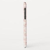 Eleganter rosa Marmor Case-Mate iPhone Hülle (Hinten/Links)