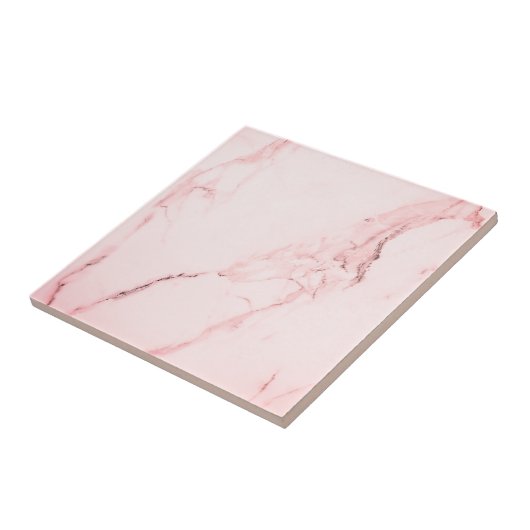 Eleganter rosa Marmor Fliese (Seite)