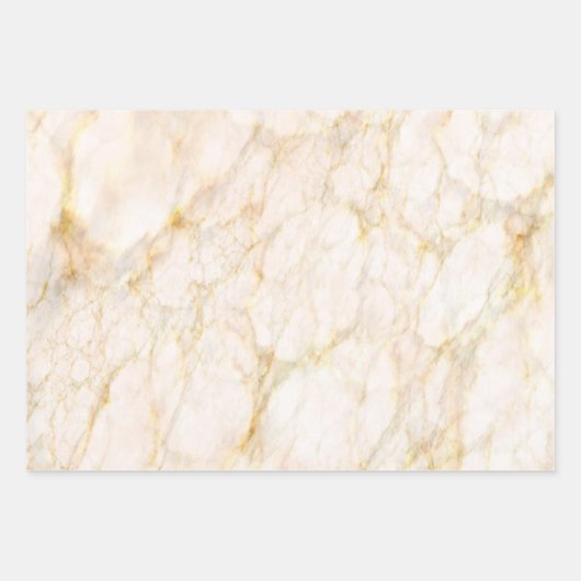 Eleganter rosa Marmor Geschenkpapier Set (Vorderseite)