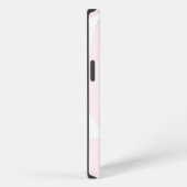 Eleganter rosa Marmorboden iPhone Hülle (Rechte Seite)