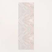 Eleganter rosa Marmormatte für stilvolle Workouts Yogamatte (Vorderseite)
