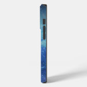 Eleganter rosa Moderner Gradient Galaxie Glitzer S Case-Mate iPhone Hülle (Rückseite / Links)