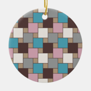 Eleganter rosa Nektar Keramikornament