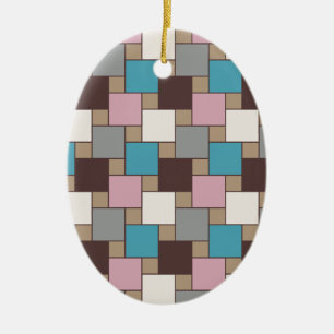 Eleganter rosa Nektar Keramikornament