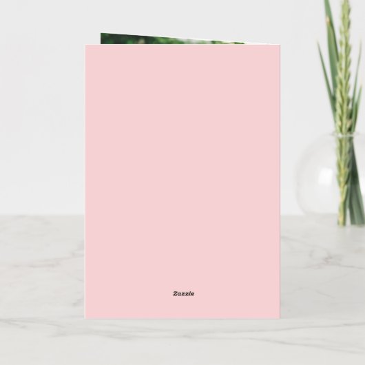 Eleganter rosa Peonies 2 Foto Muttertag (Rückseite)