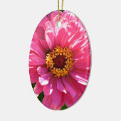 Eleganter Rosa Retro Rosa-Département Keramikornament (Links)