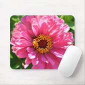 Eleganter Rosa Retro Rosa-Département Mousepad (Mit Mouse)