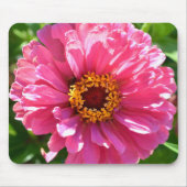 Eleganter Rosa Retro Rosa-Département Mousepad (Vorne)