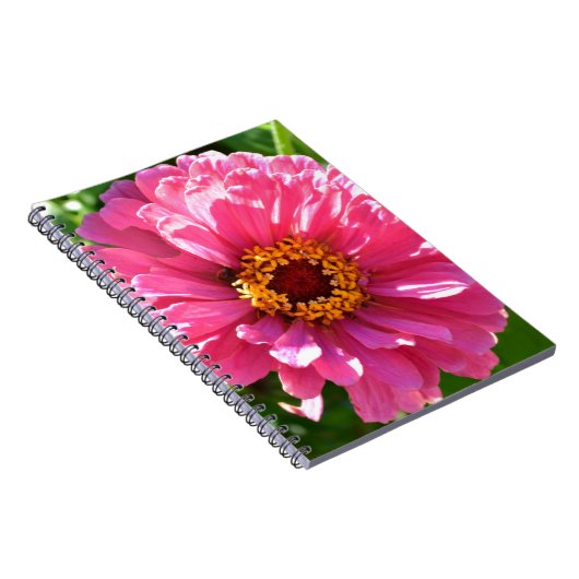 Eleganter Rosa Retro Rosa-Département Notizblock (Rechte Seite)