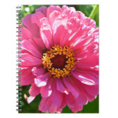 Eleganter Rosa Retro Rosa-Département Notizblock (Vorderseite)