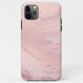 Eleganter Rosa-Rosa-Glitzer-Marmor Case-Mate iPhone Hülle (Rückseite)