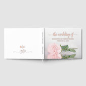 Eleganter, rosa Rosenstöckner Weg Gästebuch (Voll)