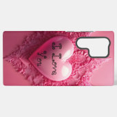 "Eleganter rosa Samsung Galaxy S22 Ultra Case" Samsung Galaxy Hülle (Rückseite (Horizontal))