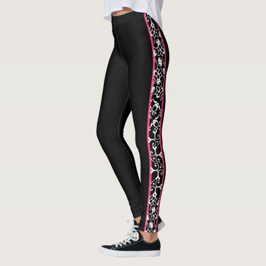 Eleganter rosa stilvoller moderner leggings (Links)