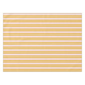 Eleganter Rosa und Senf-Französisch-Schnappstreife Tischdecke (Vorderseite (Horizontal))
