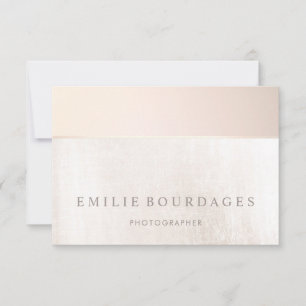 Eleganter, rosa weißer Marmor Vielen Dank Dankeskarte