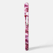 Eleganter, rosafarbener Rahmen Case-Mate iPhone Hülle (Rückseite / Links)