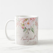 Eleganter rosafarbener Rosenholz Kaffeetasse (Links)