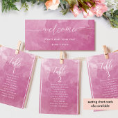 Eleganter rosafarbener Seekarten-Header