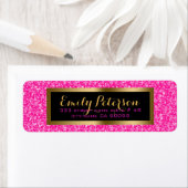 Eleganter, rosafarbener und weißer Glitzer (Insitu)