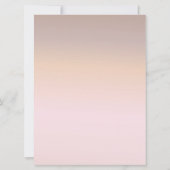 Eleganter Rose Gold Glitzer, Peach und Schwarzer T (Rückseite)