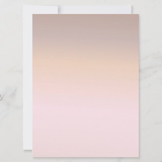 Eleganter Rose Gold Glitzer, Peach und Schwarzer T (Rückseite)