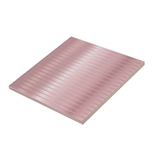 Eleganter Rose Gold Template Moderner Design Glamo Fliese (Seite)
