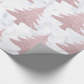 Eleganter Rosen-GoldGlitzer u. Geschenkpapier (Ecke)