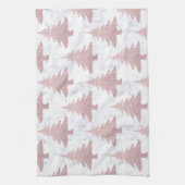 Eleganter Rosen-GoldGlitzer u. Geschirrtuch (Vertikal)