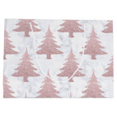 Eleganter Rosen-GoldGlitzer u. Große Geschenktüte (Rückseite)