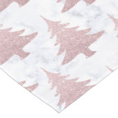 Eleganter Rosen-GoldGlitzer u. Kurzer Tischläufer (Ecke)