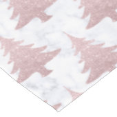 Eleganter Rosen-GoldGlitzer u. Tischdecke (Schrägansicht)