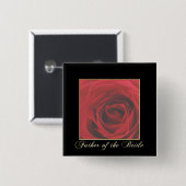 Eleganter Rosen-Vater KRW des Braut-Buttons Button (Vorne & Hinten)