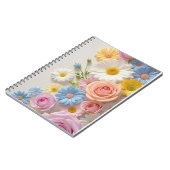 Eleganter Rosengarten im Pastell: Wallet Case Notizblock (Linke Seite)