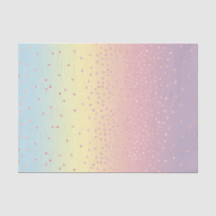 Eleganter RosengoldGlitter Confetti punktiert Seidenpapier