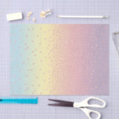 Eleganter RosengoldGlitter Confetti punktiert Seidenpapier (Handwerk)