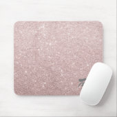 eleganter RosengoldGlitter Mousepad (Mit Mouse)