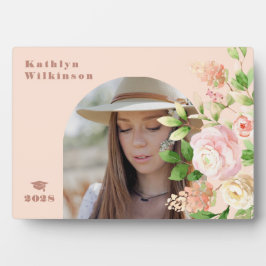 Eleganter Rosenstraße Foto Abschluss Fotoplatte