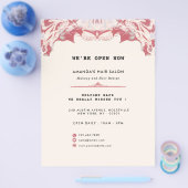 Eleganter Rot-Schwarz-Flyer Flyer (Einzeln)