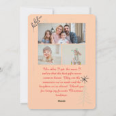 Eleganter roter Bogen Weihnachten Vier Foto (Rückseite)