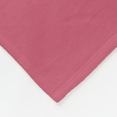 Eleganter Roter Brauner Vorlagendekorativer Trend Fleecedecke (Ecke)
