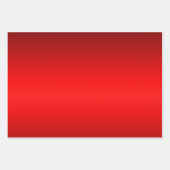 Eleganter roter Farbton bis Schwarz Geschenkpapier Set (Vorderseite 2)